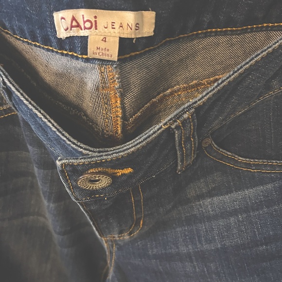 Cabi Jeans size 4 tapered legs 30 waist 30 inseam preowned - Picture 5 of 9
